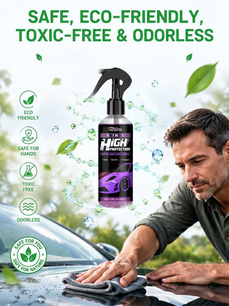 【Developed by Cambridge Science Park Labs】6-in-1 Car Coating Agent