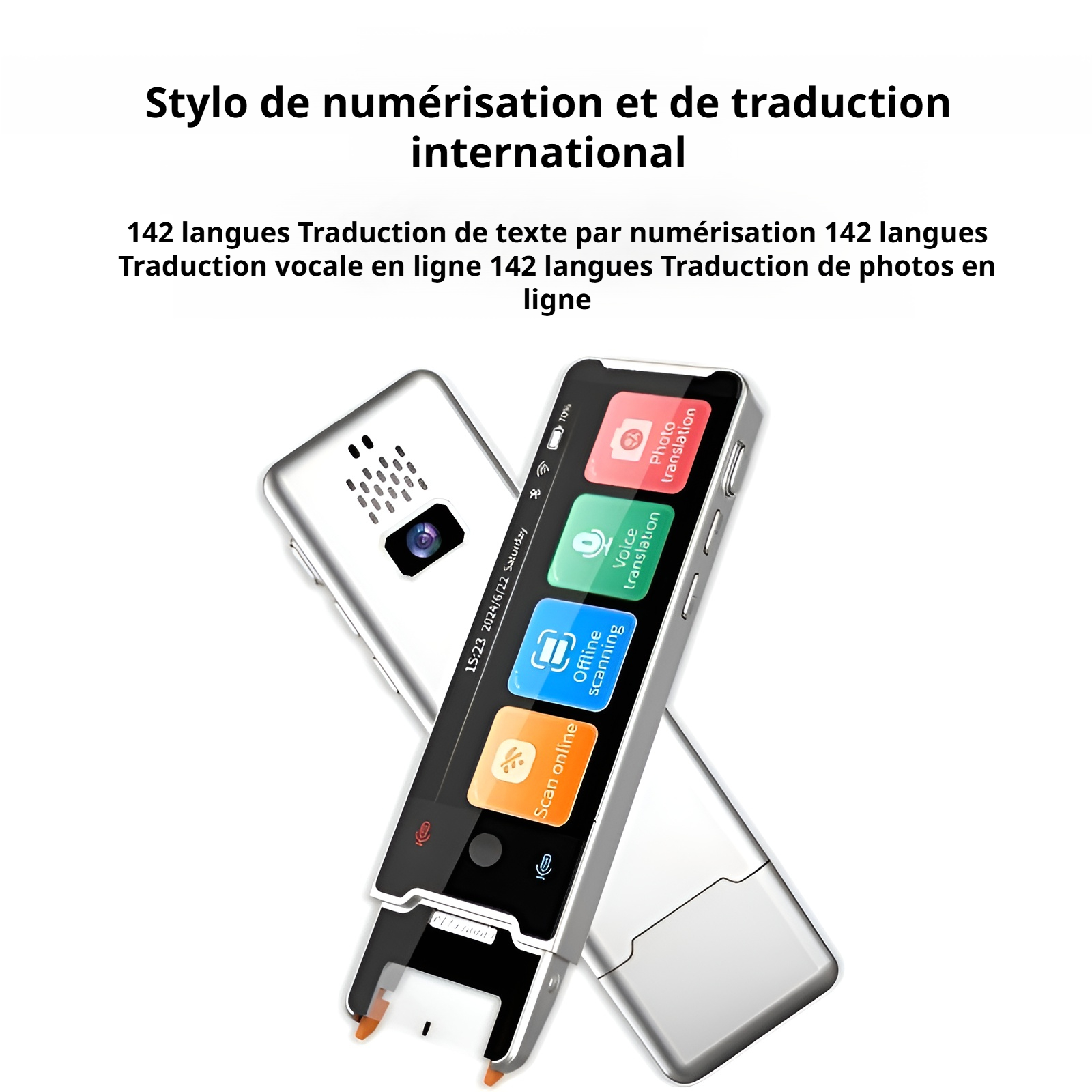 Stylo de traduction de numérisation version internationale