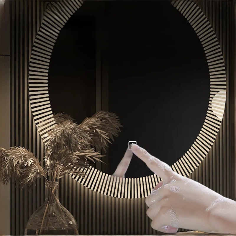 Wall-mounted smart mirror