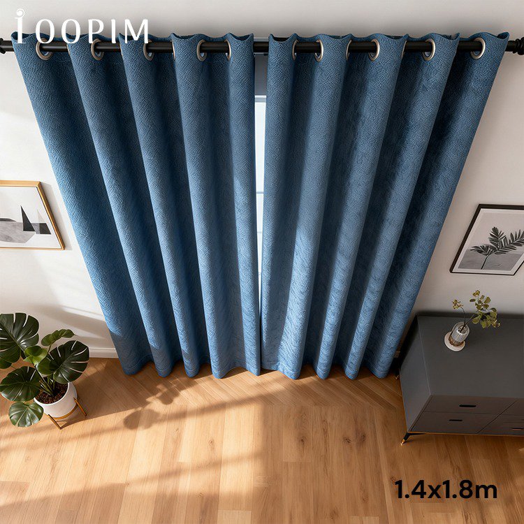 ผ้าม่านสองชิ้นป้องกันแสงแดด