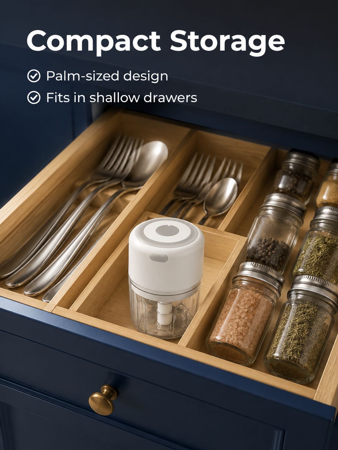 Small food processor for quick meal prep