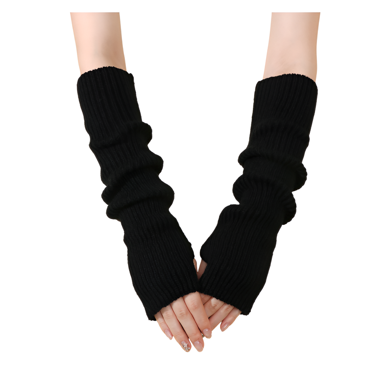 Mangas de punto sin dedos