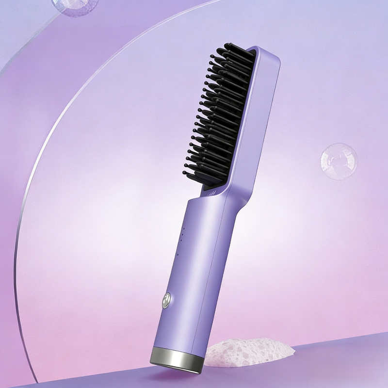 فرشاة تصفيف الشعر المنزلية بالأيونات السالبة لمنع الكهرباء الساكنة بدون ضرر للشعر