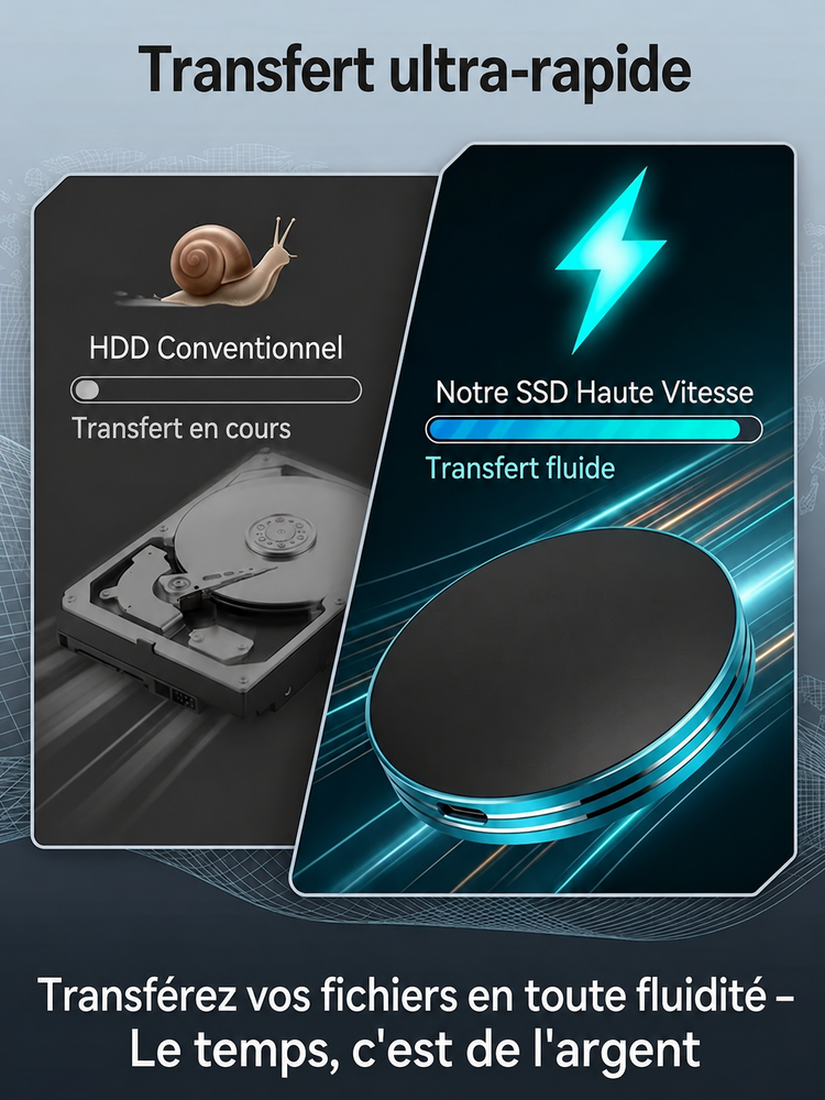 C Magnetisches USB-C Portable SSD mit Anti-Verlust Funktion