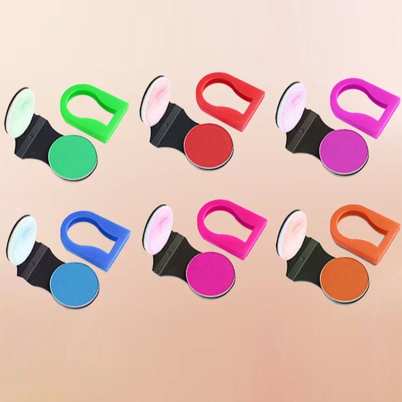 カラフルな使い捨てヘアクリーム