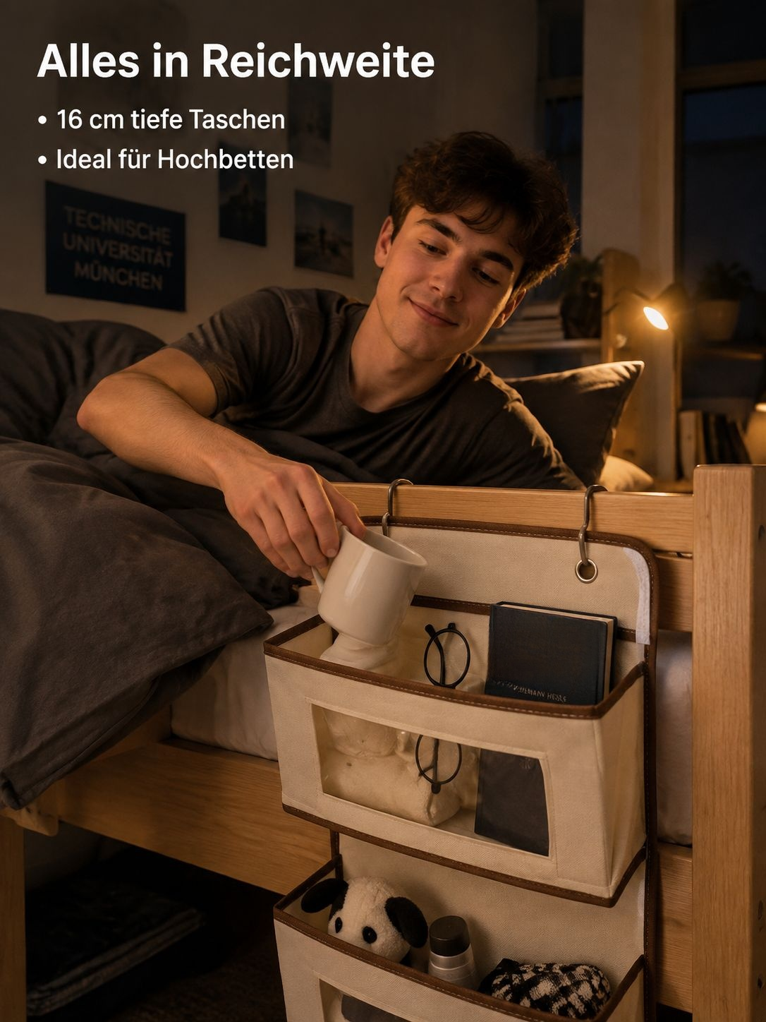 Bettablage ohne Bohren