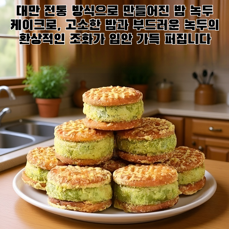 대만식 밤 녹두 케이크