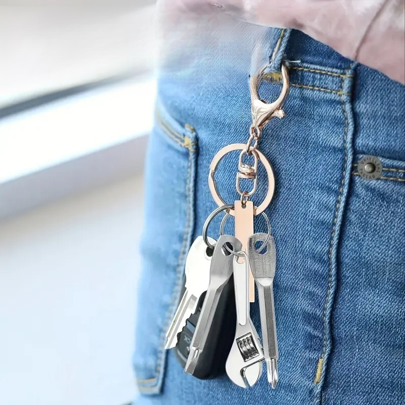 Double-ended Wrench Keychain Multifunction Bottle Opener