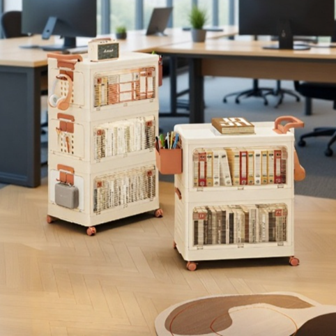 Faltbarer Haushaltswagen-Aufbewahrungsschrank im modernen Design