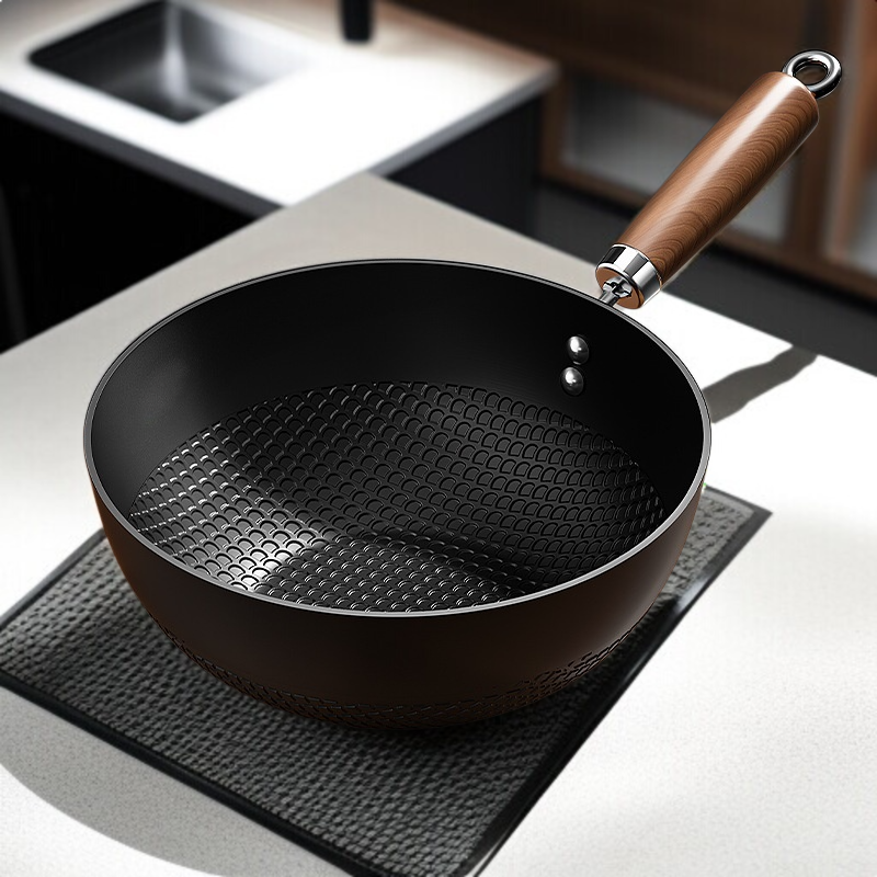 렌트하우스 미니멀티 무코팅 가마솥 건강 볶음냄비 플랫 보철 미니냄비