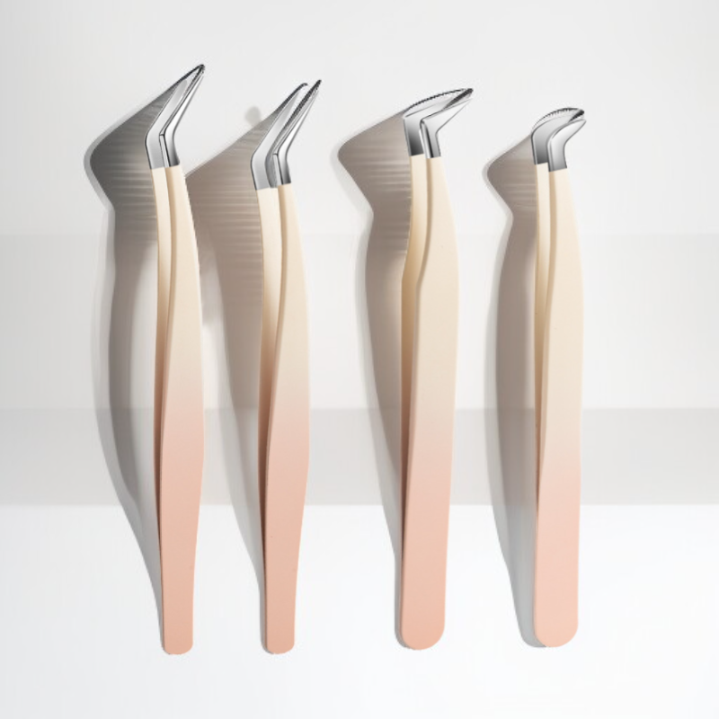 Pince à cils en acier inoxydable renforcé