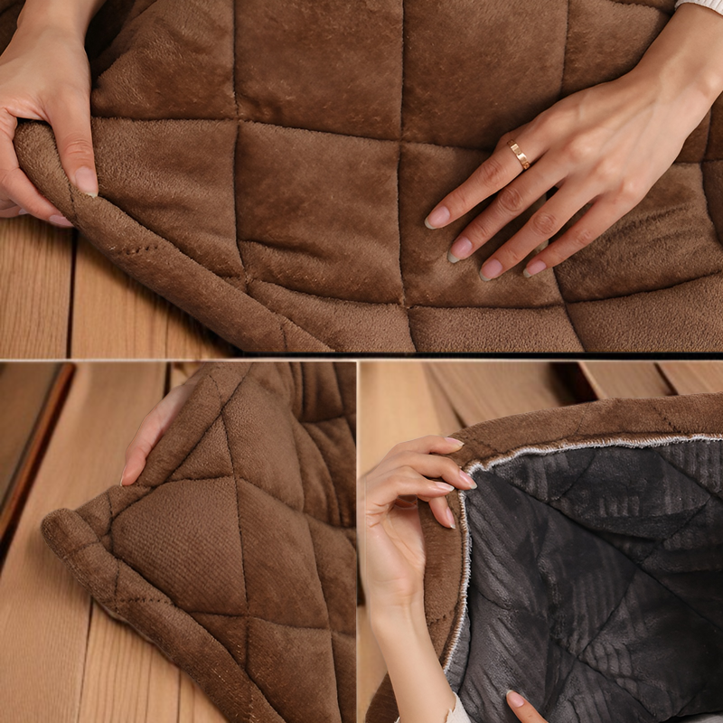 両面ベルベットプラス厚手ファイヤーキルト家庭用ファイヤーボックスカバー冬用暖房ボックスカバーキルトソファランチブレイクブランケット