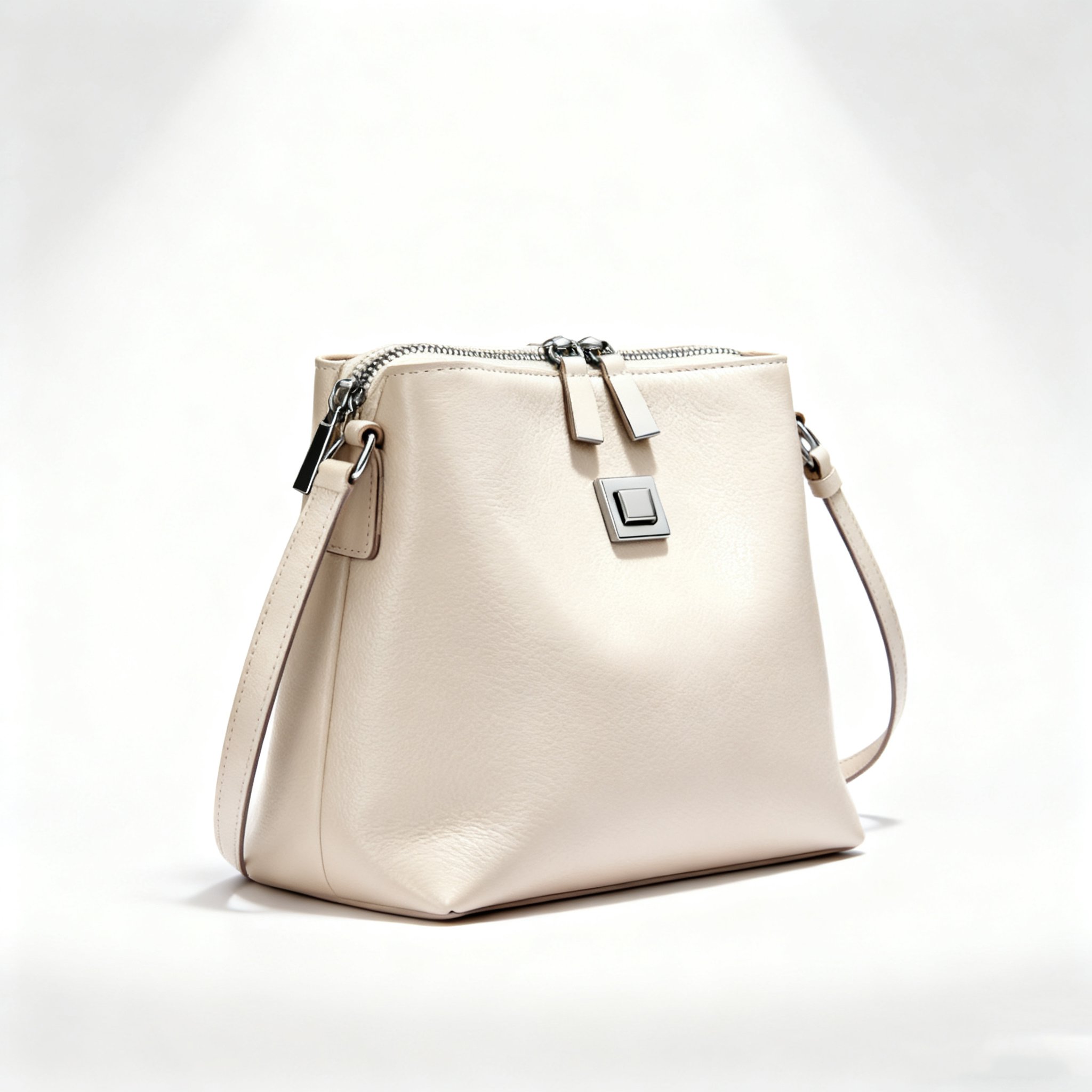 กระเป๋าถือสีขาวสุดหรู