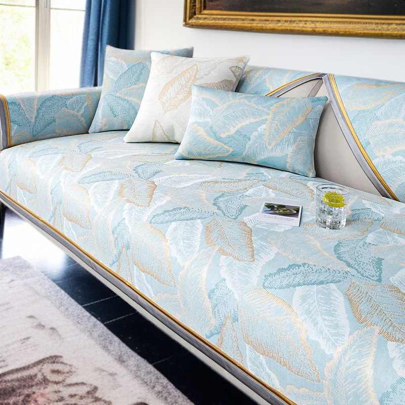 レザーソファークッションアイスシルクカバークロス 夏の滑り止め涼しい感じクッションクーラーカバーカバー