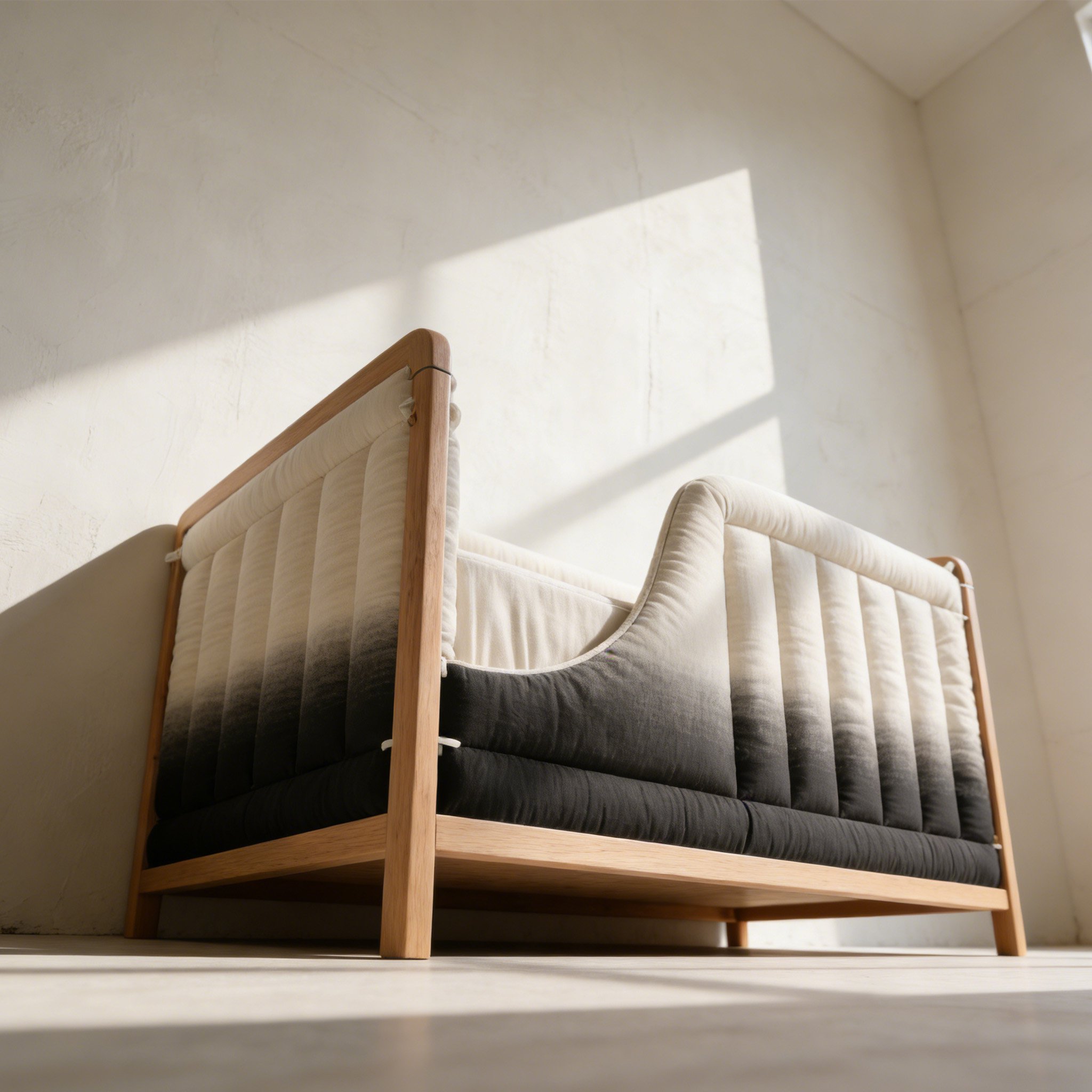 그라데이션 소프트 순간 아기 침대