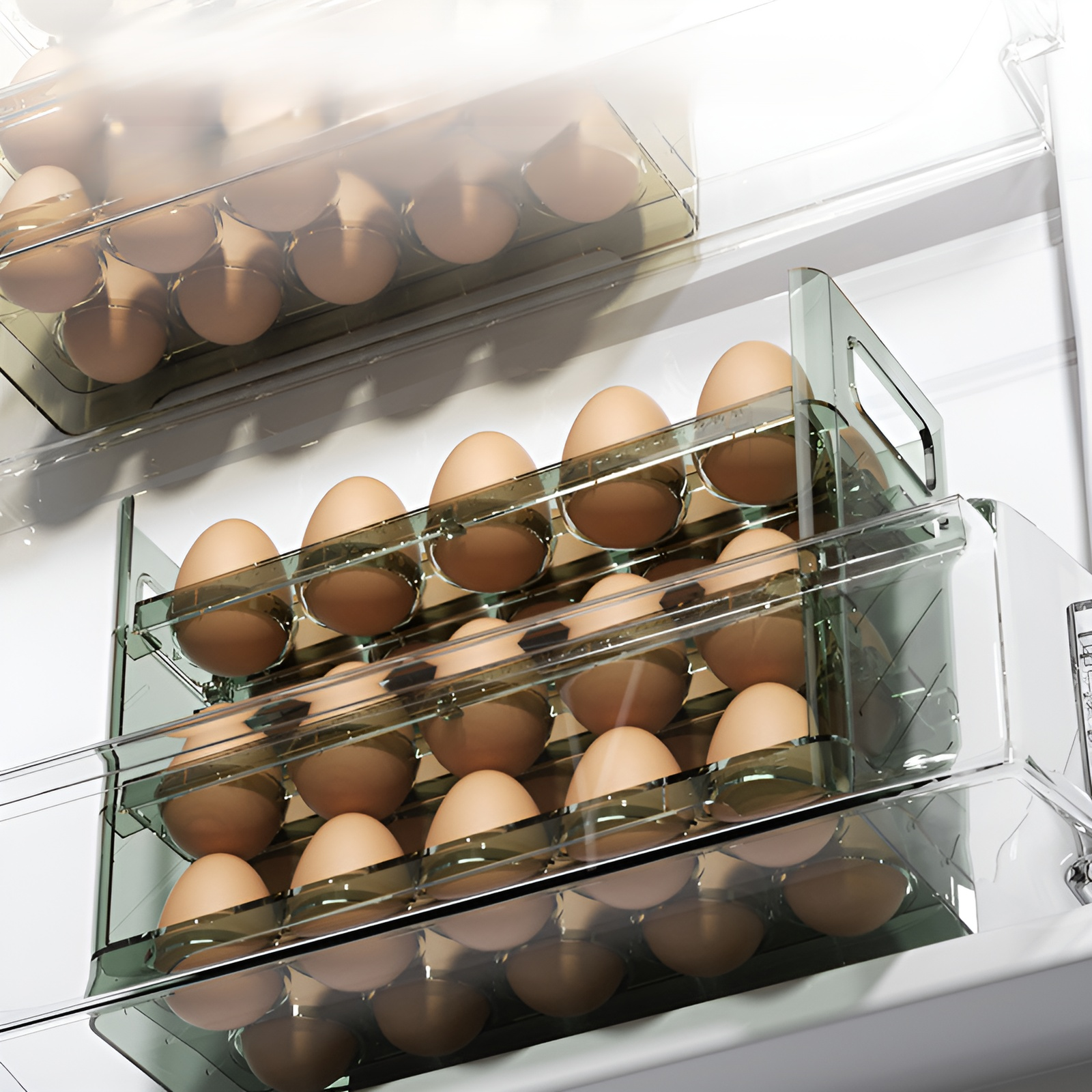 Layered Egg Tray for Fridge