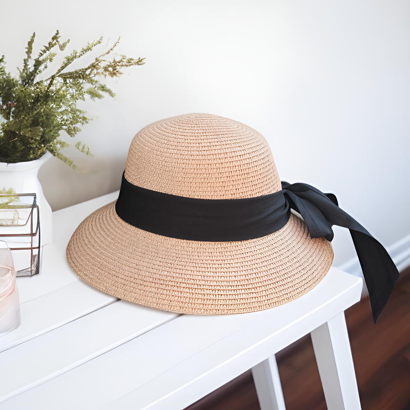 Portable Women's Large Brim Beach Sun Cap