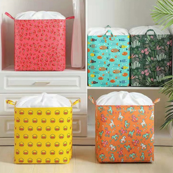 大容量卡通行李收納箱