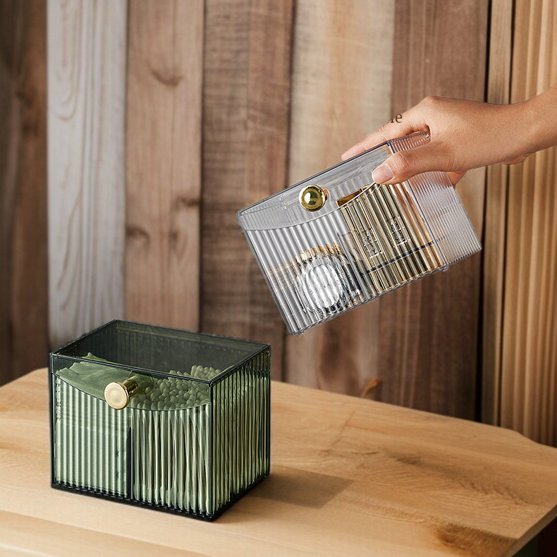 Transparent Cosmetic Case Storage Box Household Small Exquisite Portable Light Luxury