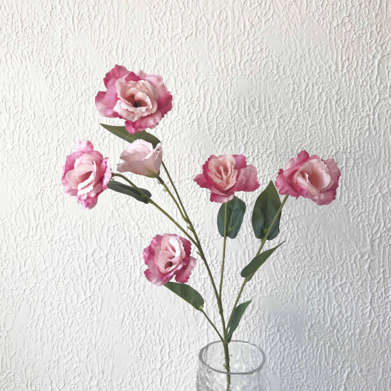 Fleurs artificielles rose rose