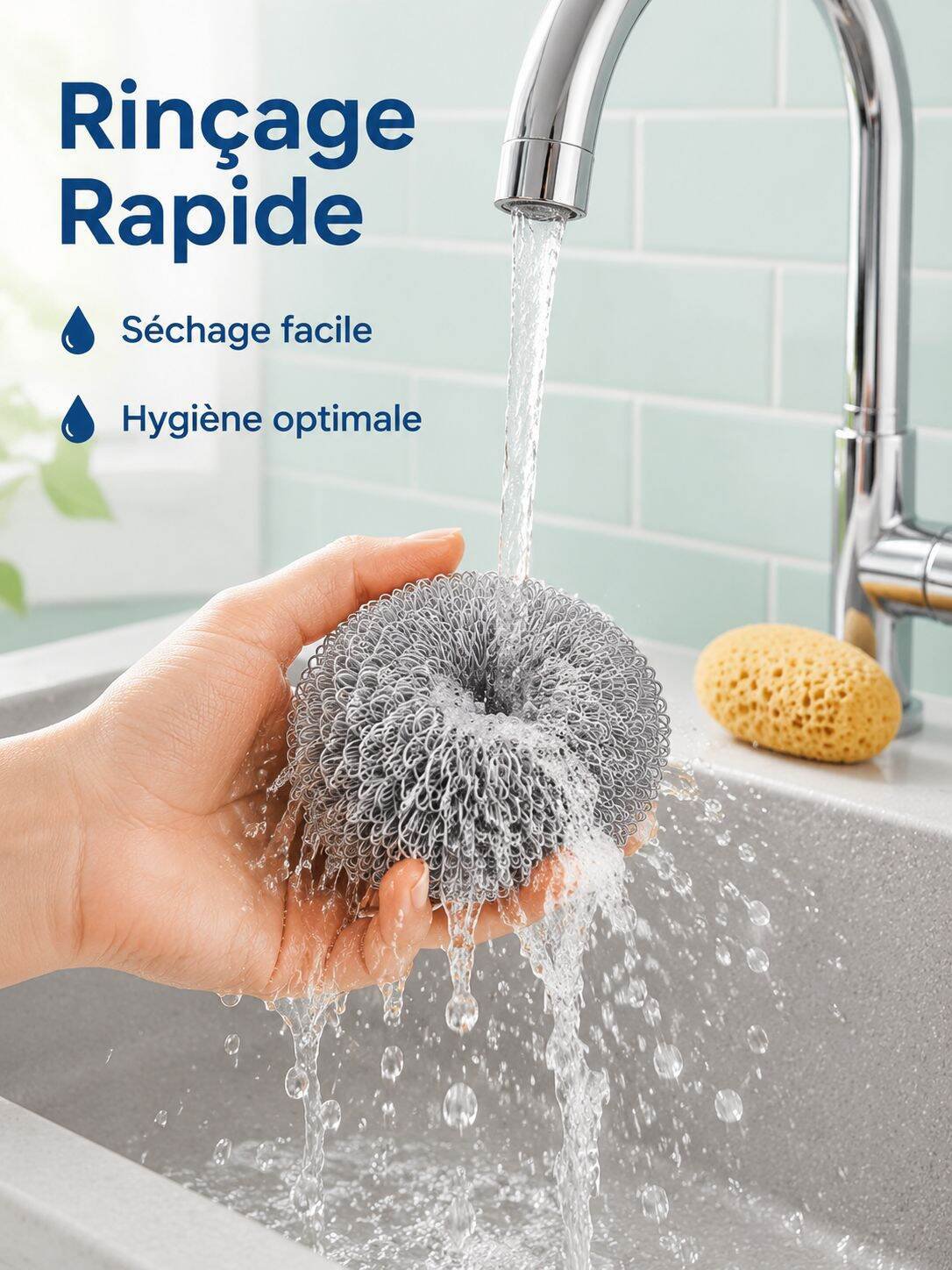 Boule de nettoyage nano multifonction en acier
