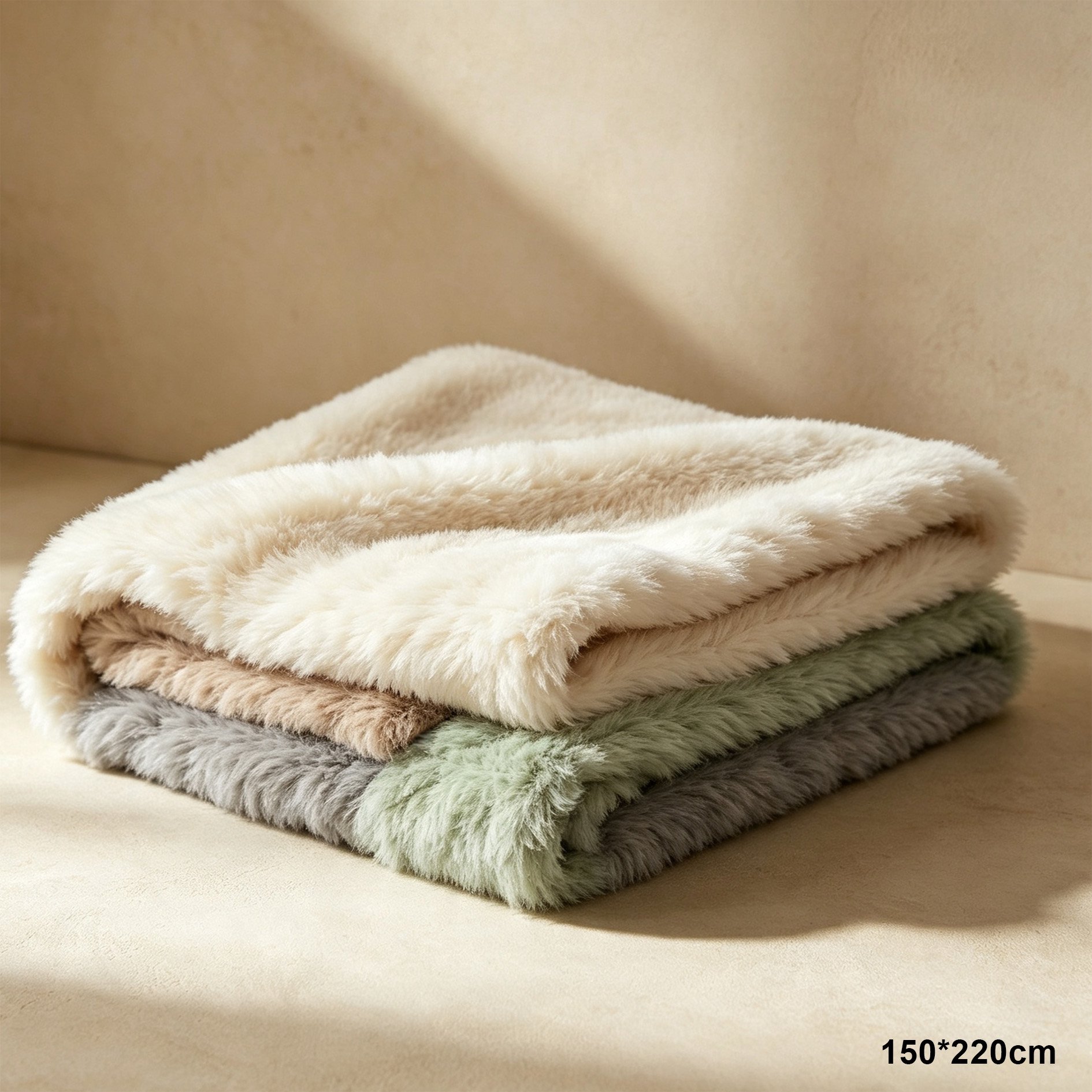 Warm plush blanket perfect for chilly nights