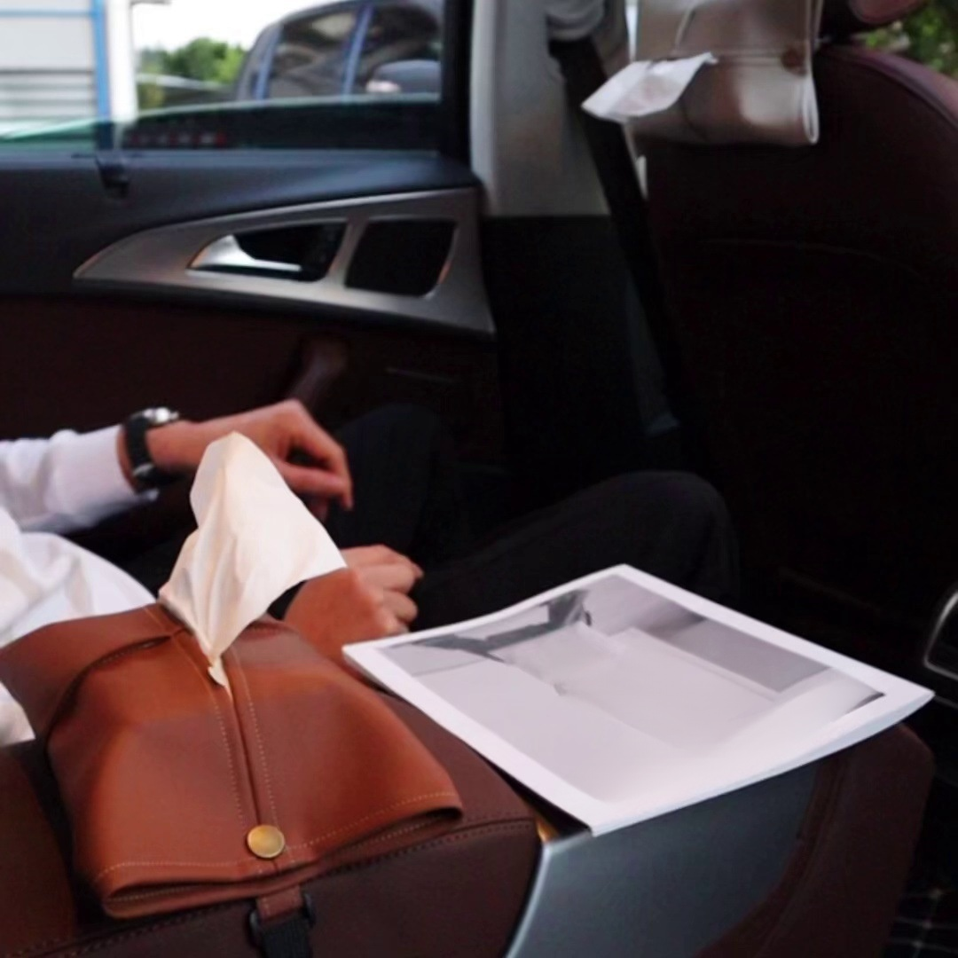 ファッション車用ティッシュボックス 調節可能なティッシュボックス