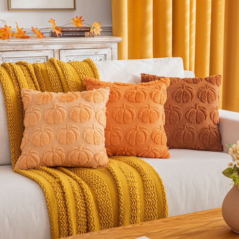 秋季南瓜裝飾抱枕套