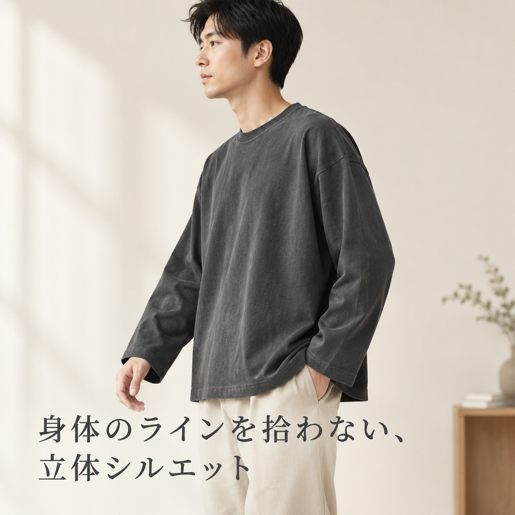 メンズコットン長袖Tシャツ 春秋新作