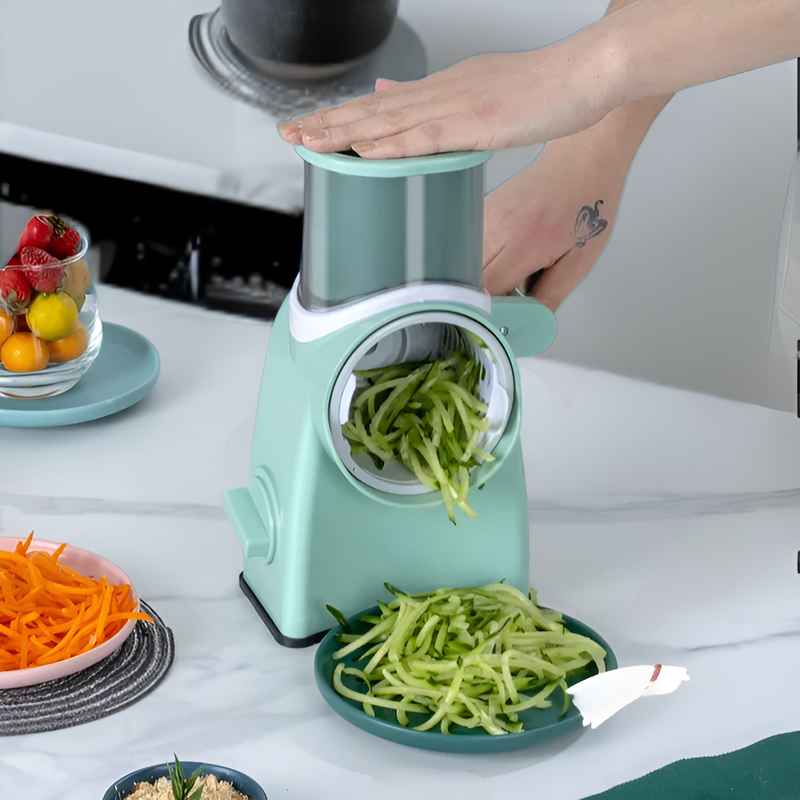 ストーム野菜カッティングツールキッチンポテトシュレッダー家庭用おろし金多機能ドラムスライサー