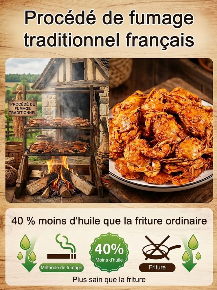 Crabe des neiges fumé à la française : croustillant et si frais que vous vous lécherez les doigts