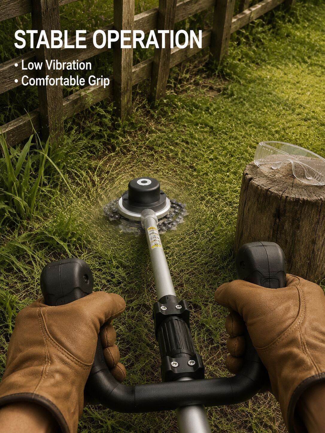 Lawn Mower Chain Brush Cutter Head Garden Tool Accessory