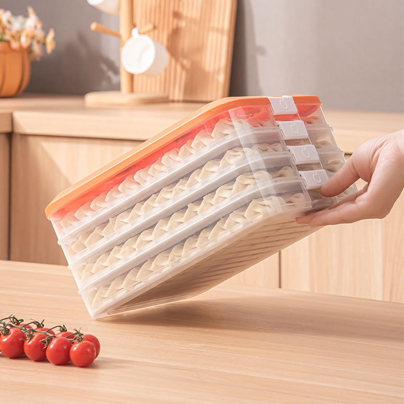 Spezieller luftdichter Kühlschrank-Behälter mit großer Kapazität für Teigtaschen