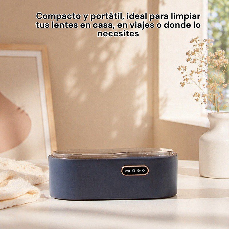 Limpiador ultrasónico para lentes de contacto
