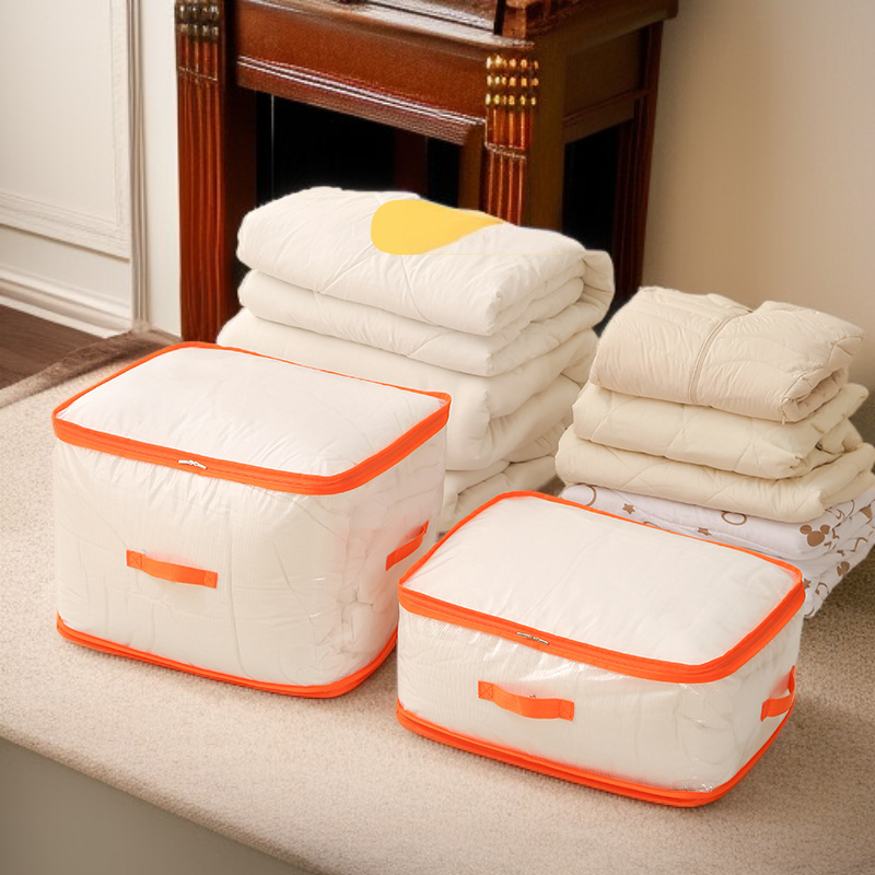 Visual transparent clothes organizer with clip design