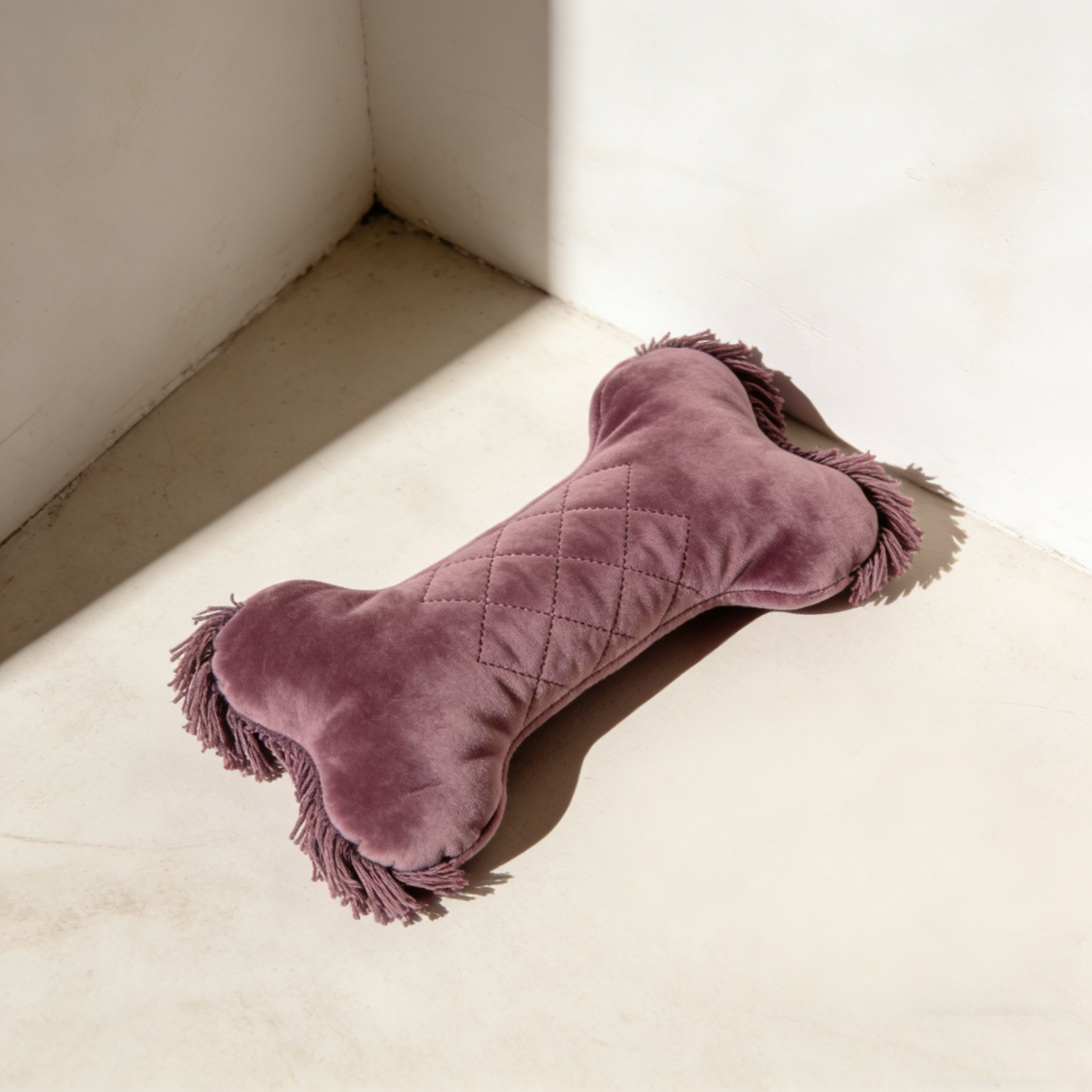 ふわふわ素材のペット用クッションのアップ画像