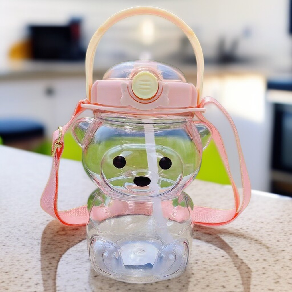 Children's plastic cup straw water cup