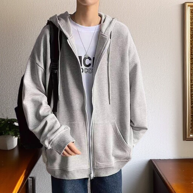 커플 헤비 가을 카디건 맨투맨 상의 아우터 재킷 남자 옷