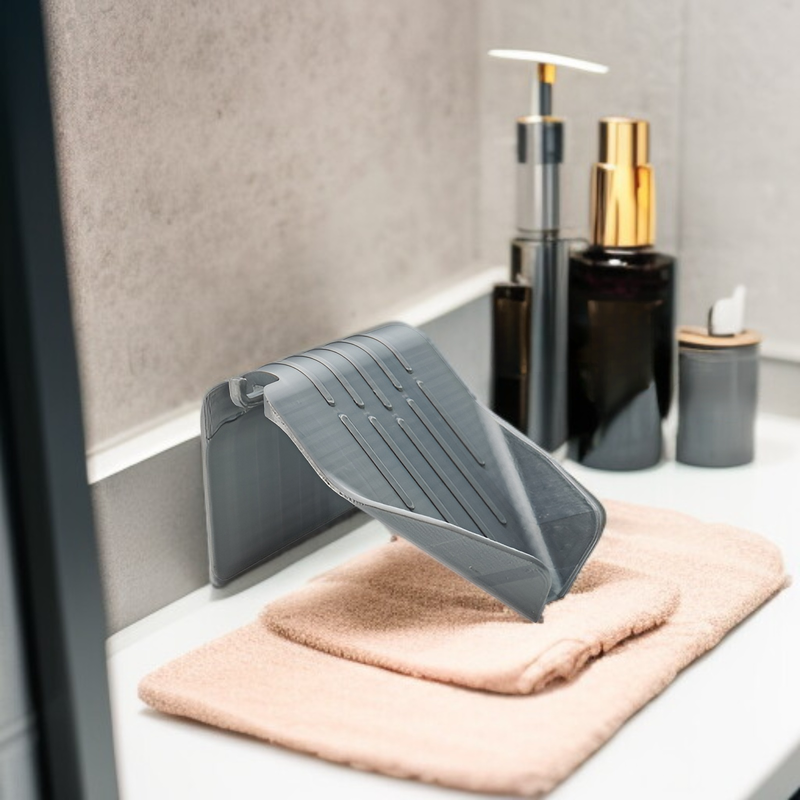 Seifenschale mit automatischem Abfluss