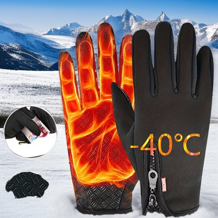 防風保温スポーツグローブ