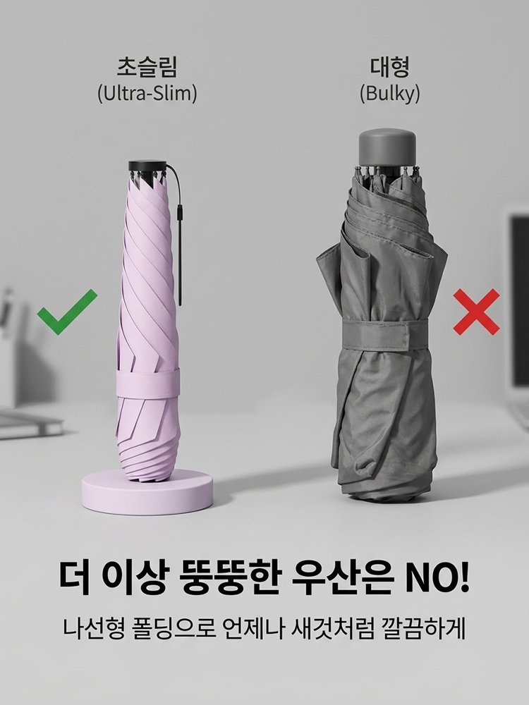 초소형 초경량 자외선 차단 우산