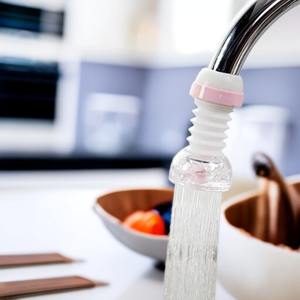 浄水機能付き伸縮式キッチン蛇口スプレーヘッド