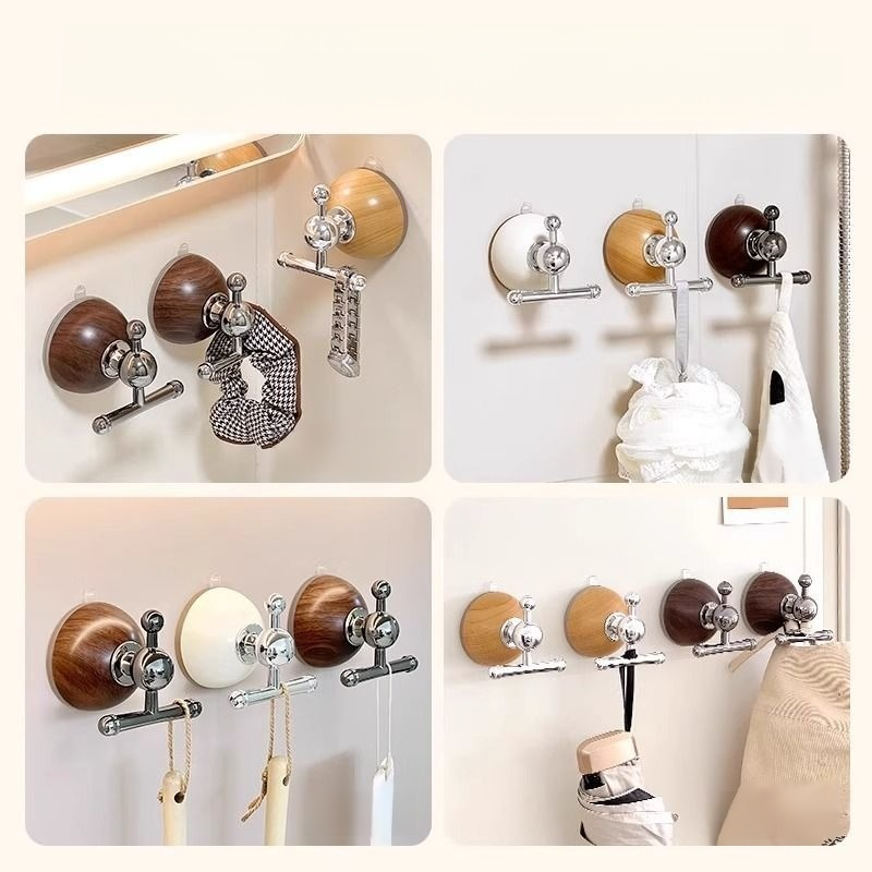 木質吸盤強力掛鉤