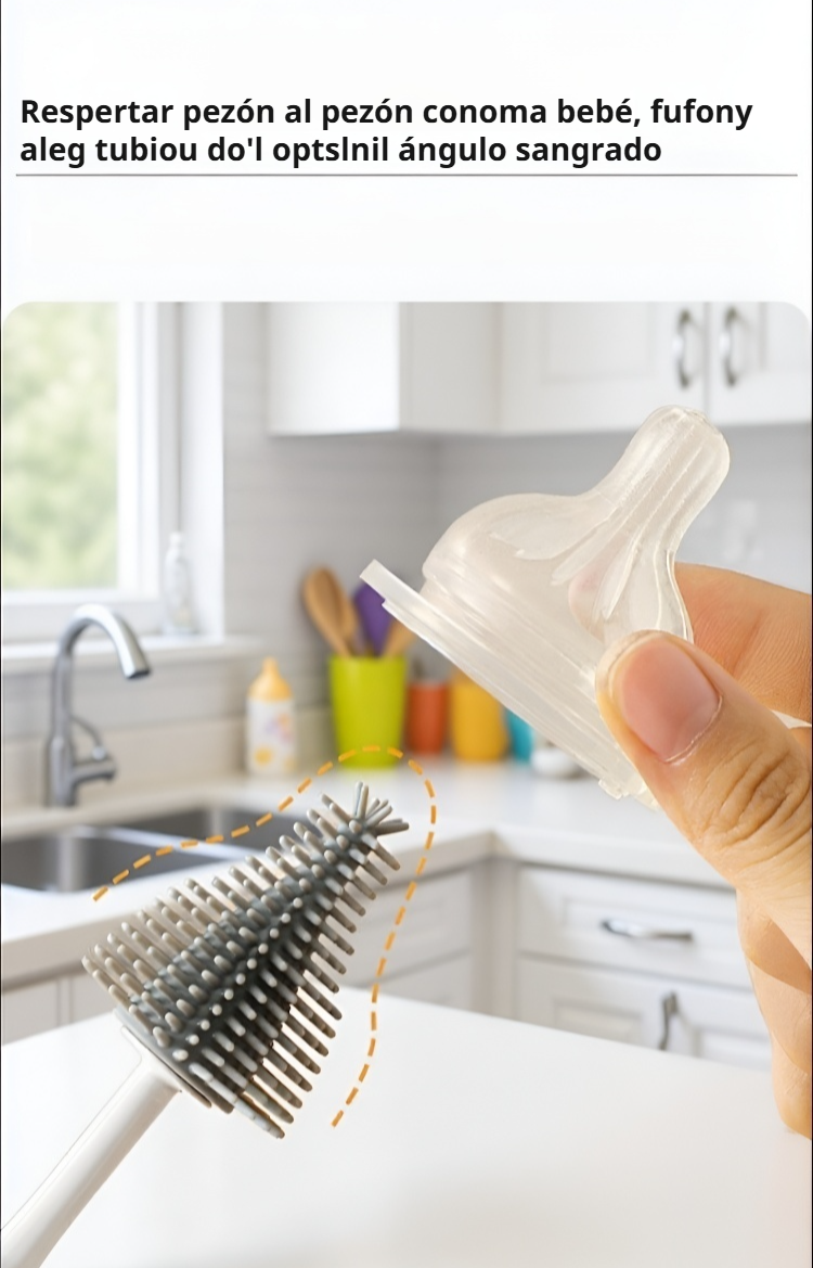 Accesorios de limpieza seguros para bebés