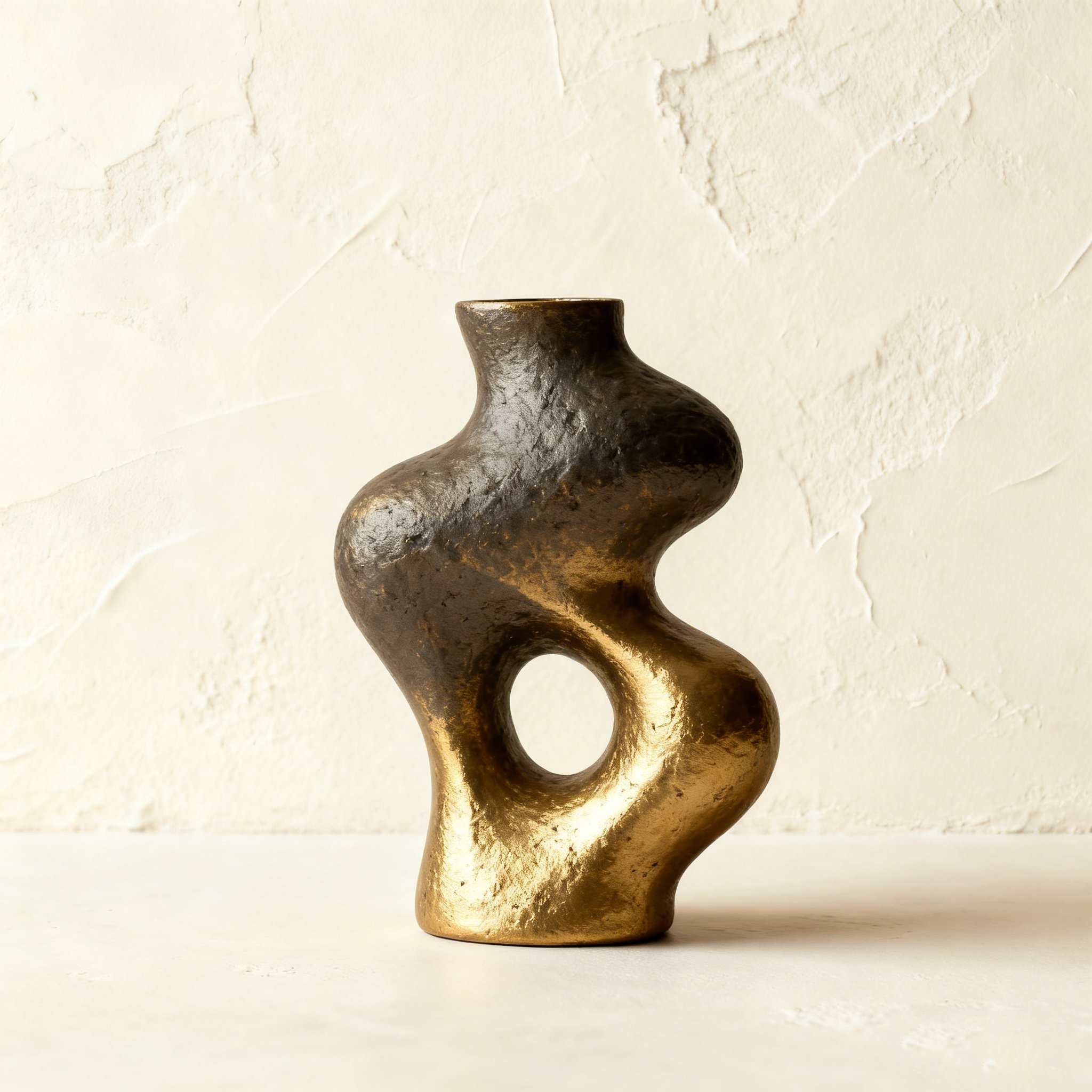 ประติมากรรมตกแต่งบ้านวัสดุโลหะดีไซน์แปลกใหม่