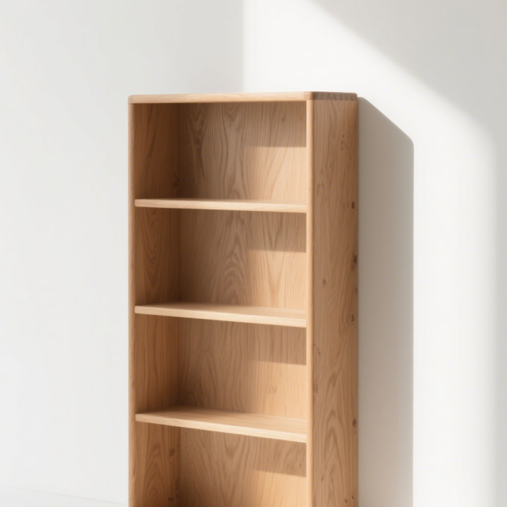 FSC-zertifiziertes Bücherregal aus Massivholz