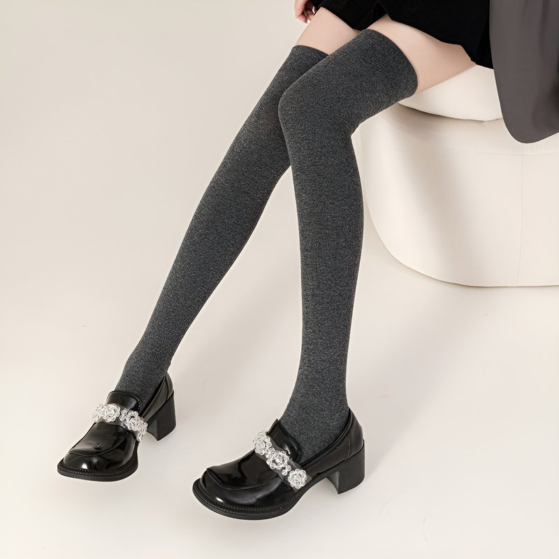 Autumn/Winter extra-long thigh-high socks