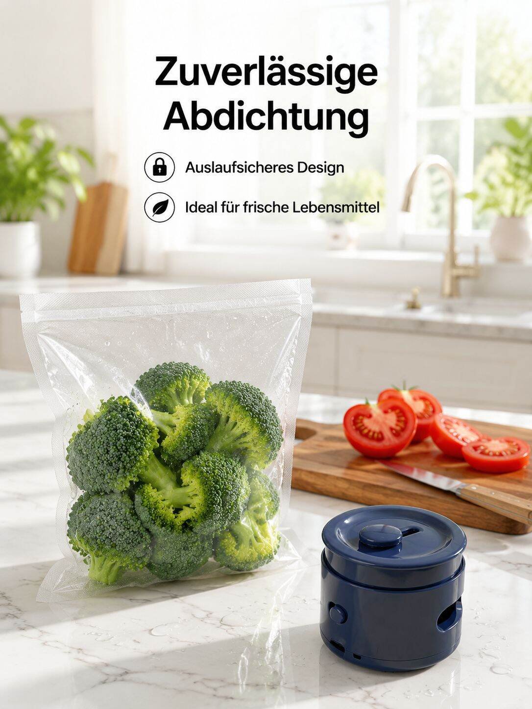 Praktische Zwei-in-eins Funktion: Versiegeln und Öffnen