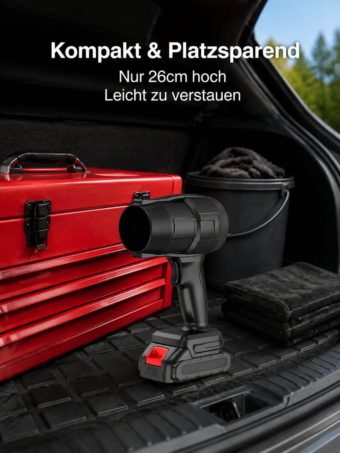 Einfach zu bedienendes Turbinengebläse
