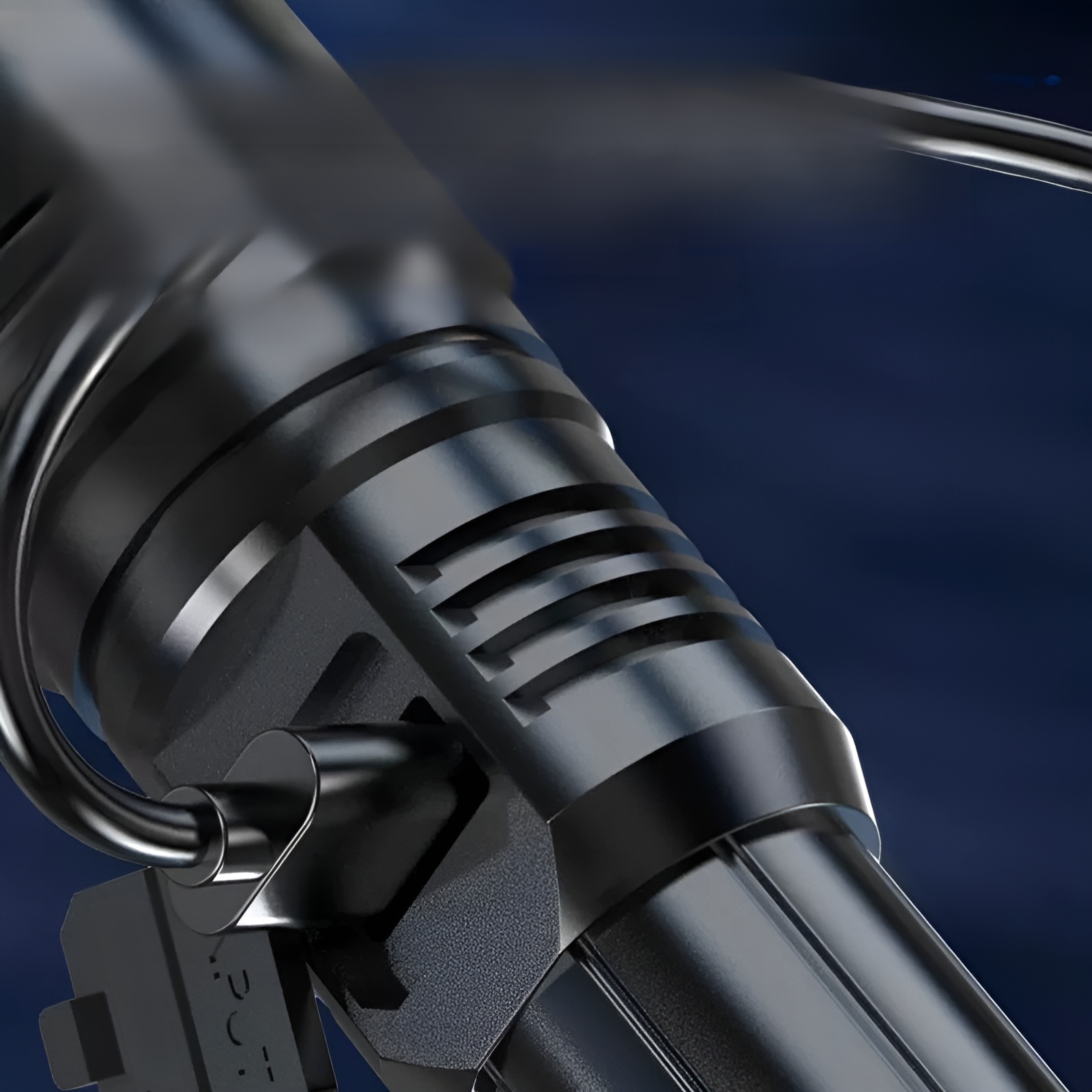 Lampe torche rechargeable haute luminosité et longue portée